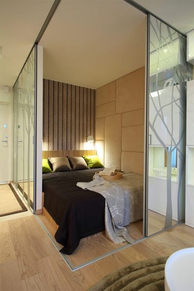 Decoração de quarto de casal pequeno moderno